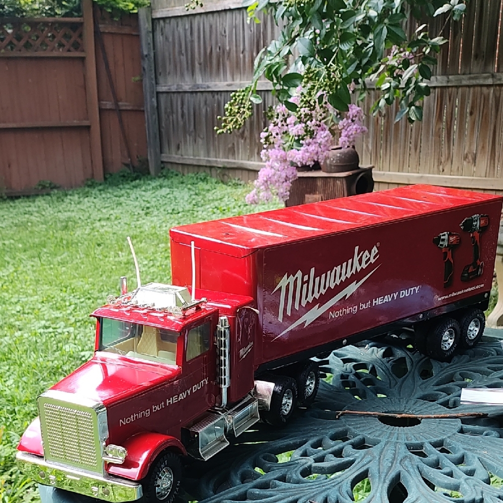 Red Model Truck
